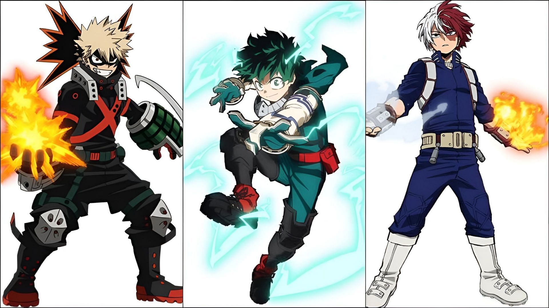 The Origin Trio (Image via Kohei Horikoshi/Shueisha, My Hero Academia)