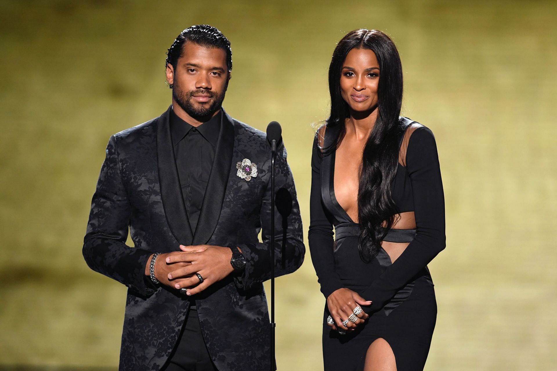 Russell Wilson and Ciara at the ESPYs