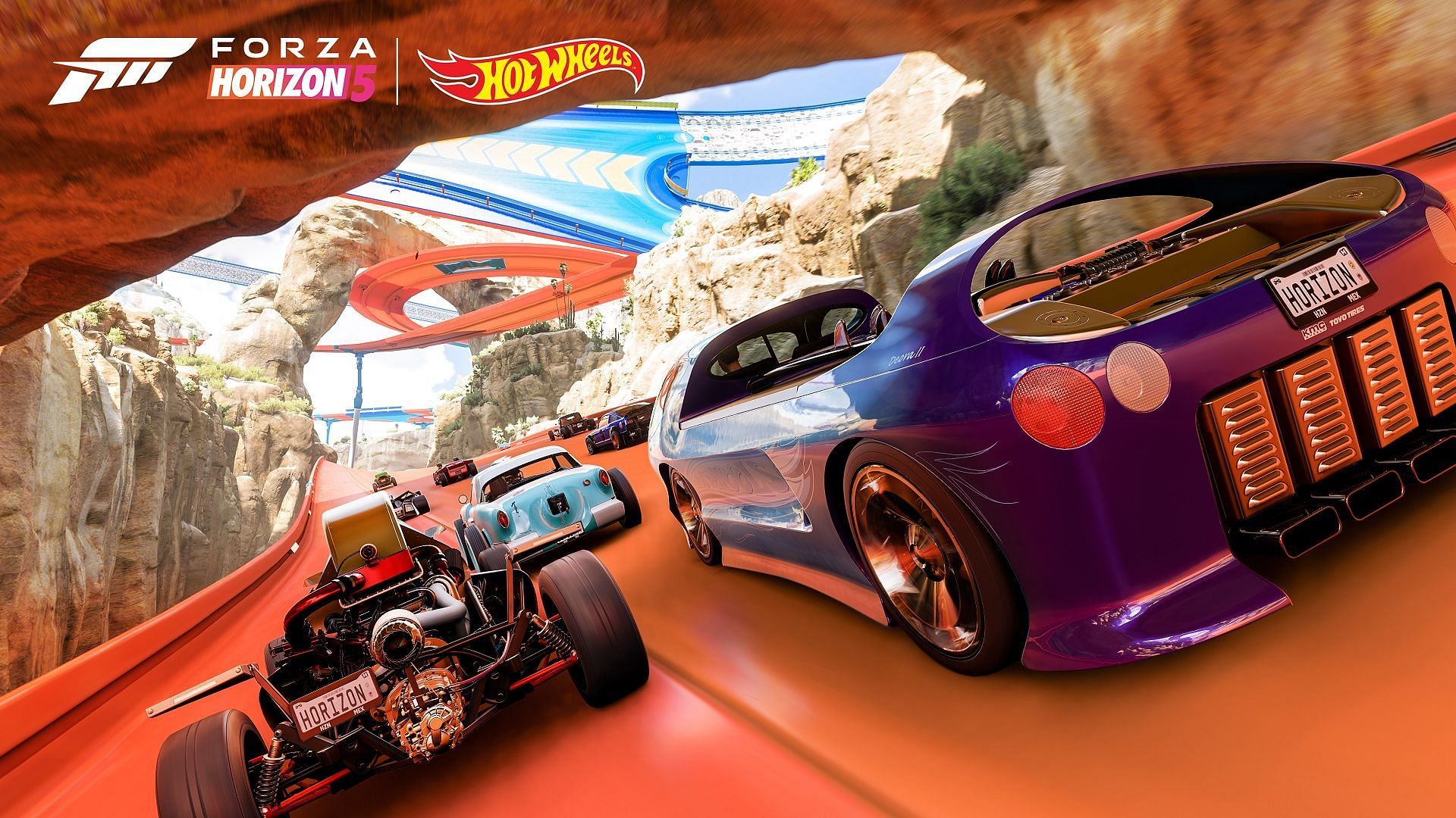 Forza Horizon 5&#039;s Hot Wheels DLC (Image via Xbox Game Studios)