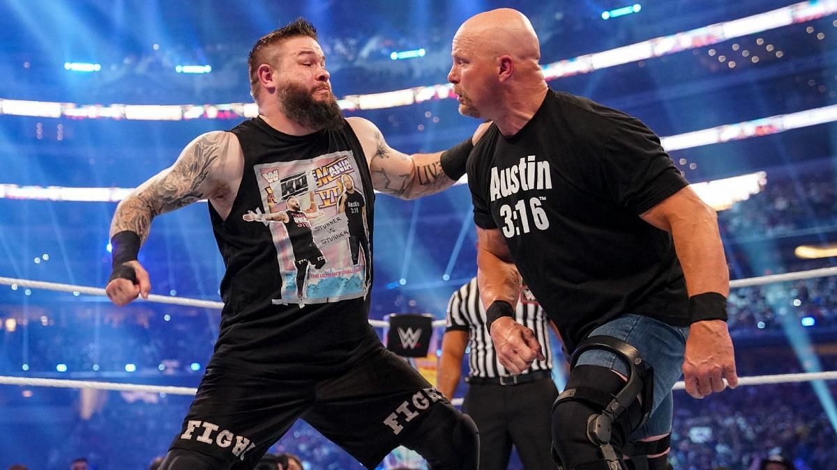 Kevin Owens battles Stone Cold Steve Austin at WrestleMania