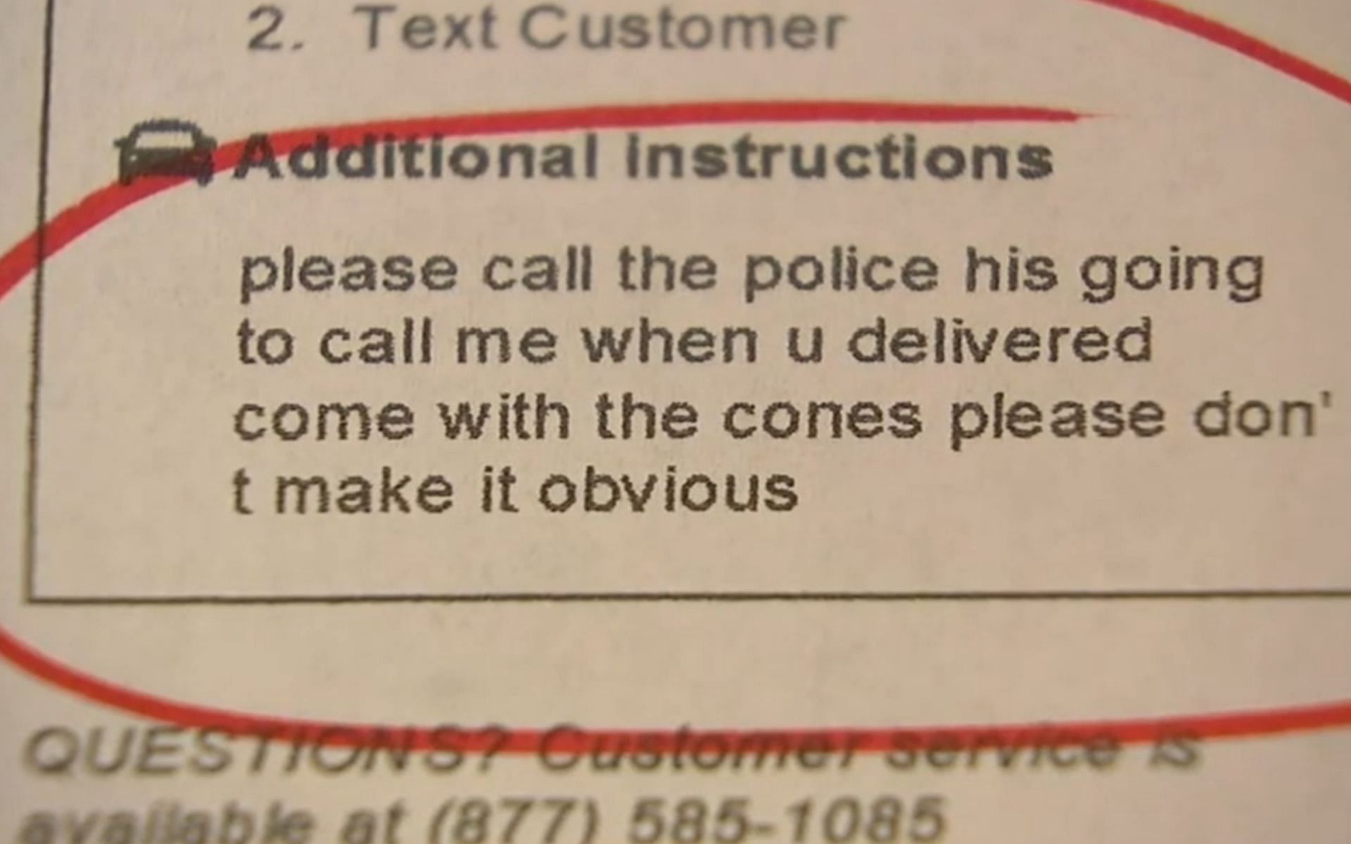 An NYC woman being held hostage contacted authorities through a Grubhub order (Image via WABC)