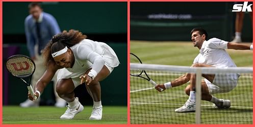 The 2021 Wimbledon witnessed multiple players lose their footing on the grass surface.