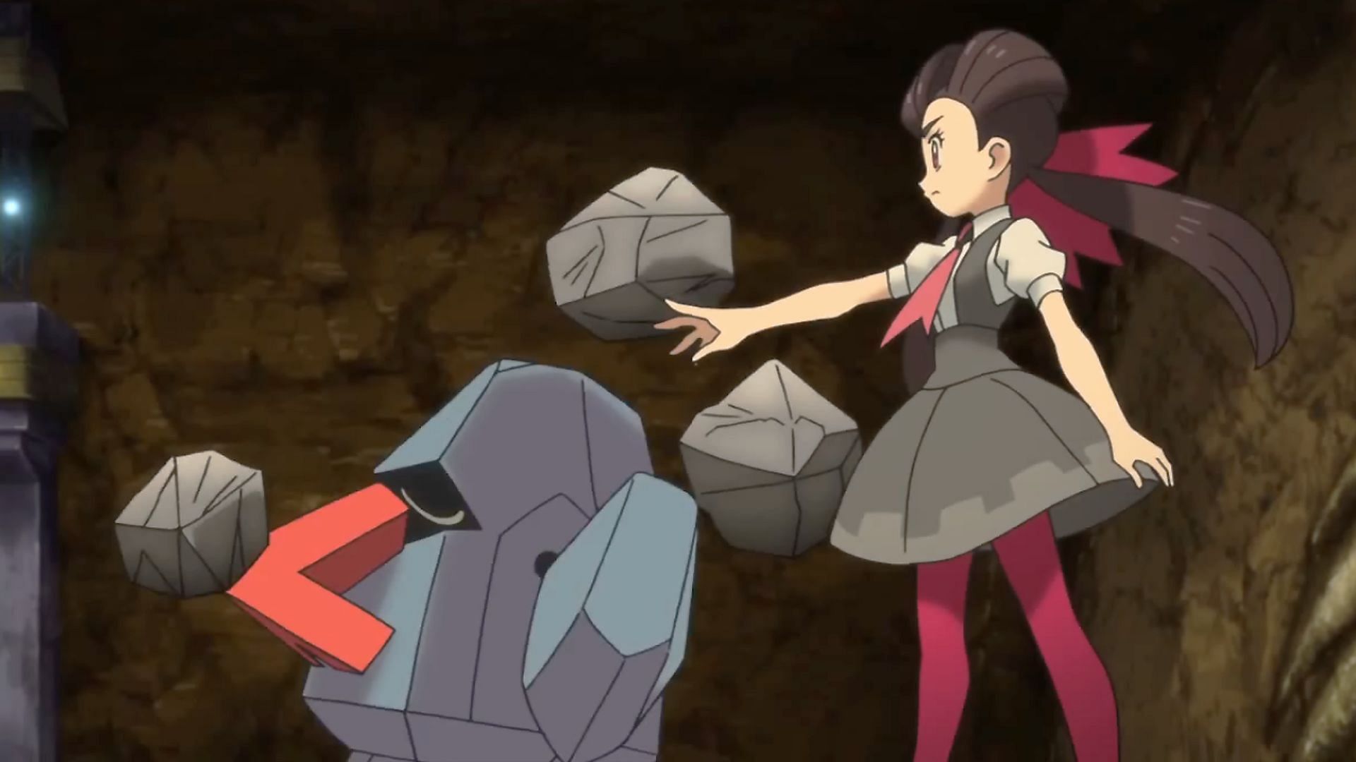 Nosepass as it appears in the Omega Ruby and Alpha Sapphire animated trailer (Image via The Pokemon Company)
