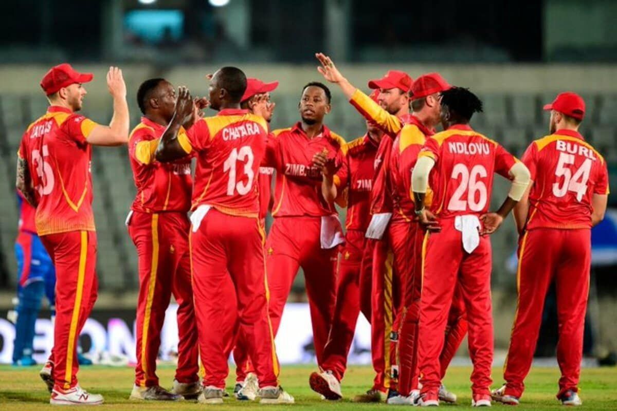 The Zimbabwe cricket team in action (Image Courtesy: News18)