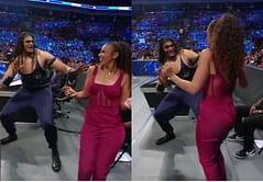 WWE में भारतीय Superstar ने मौजूदा चैंपियन की गर्लफ्रेंड के साथ किया जबरदस्त डांस, फैंस को भी आया काफी मजा