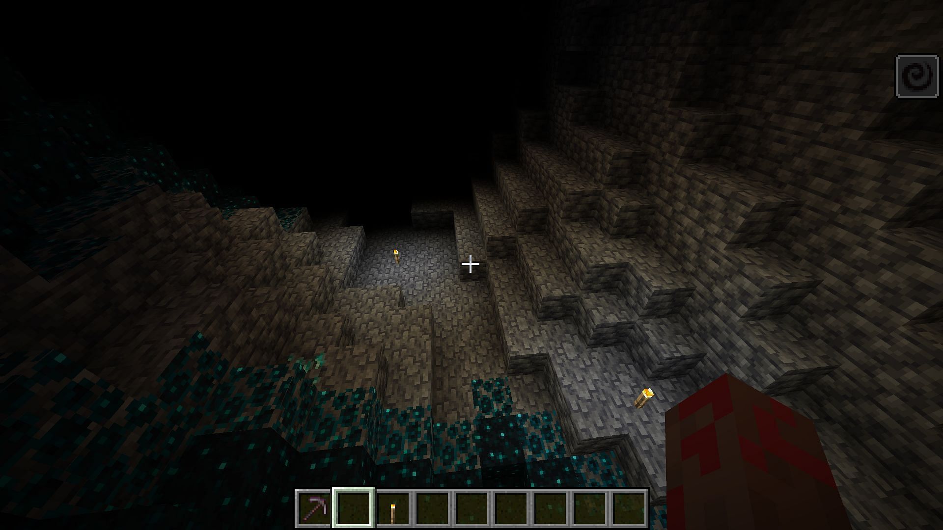 Torches can help guide the way (Image via Minecraft 1.19)