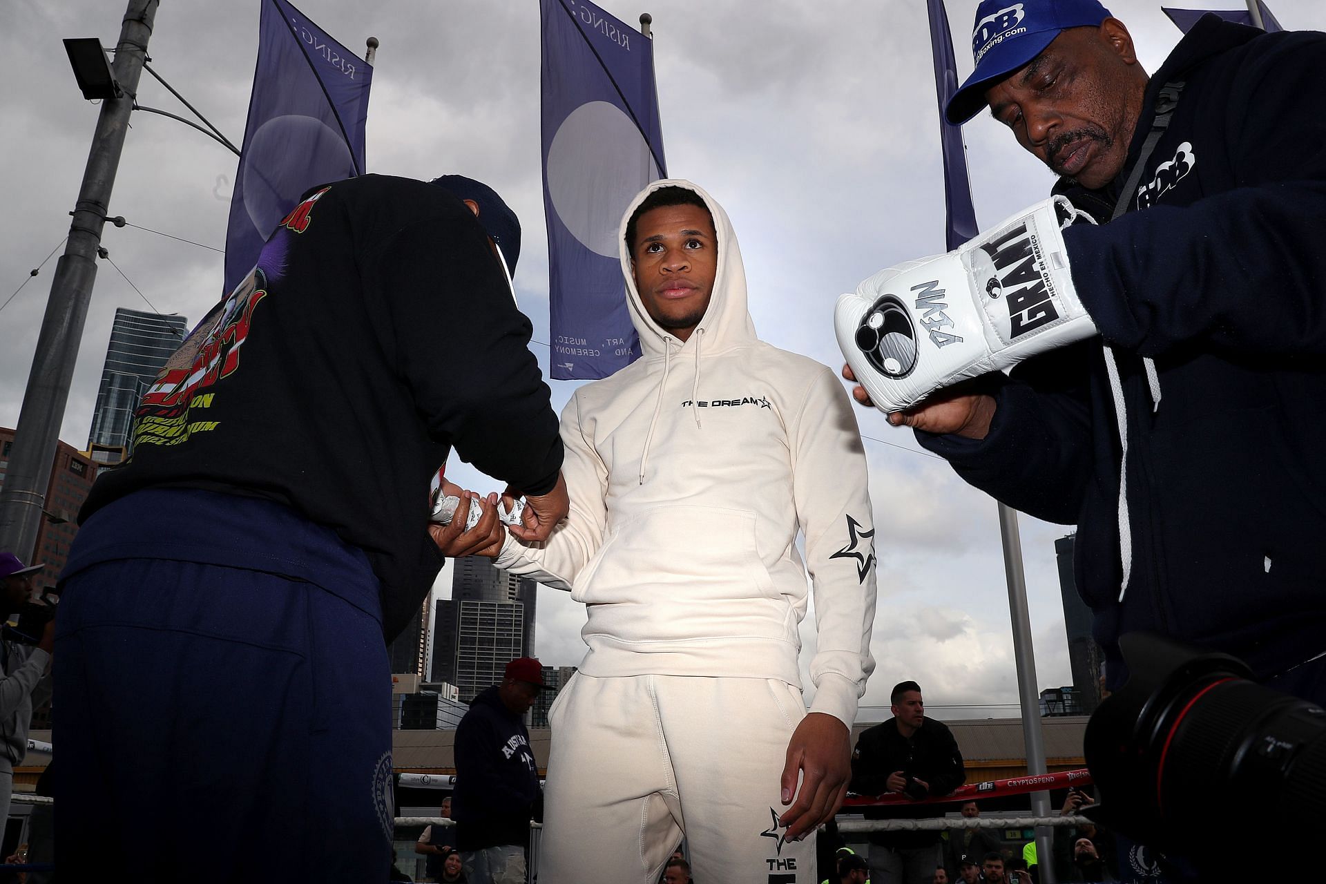 Devin Haney public training session - Getty Images