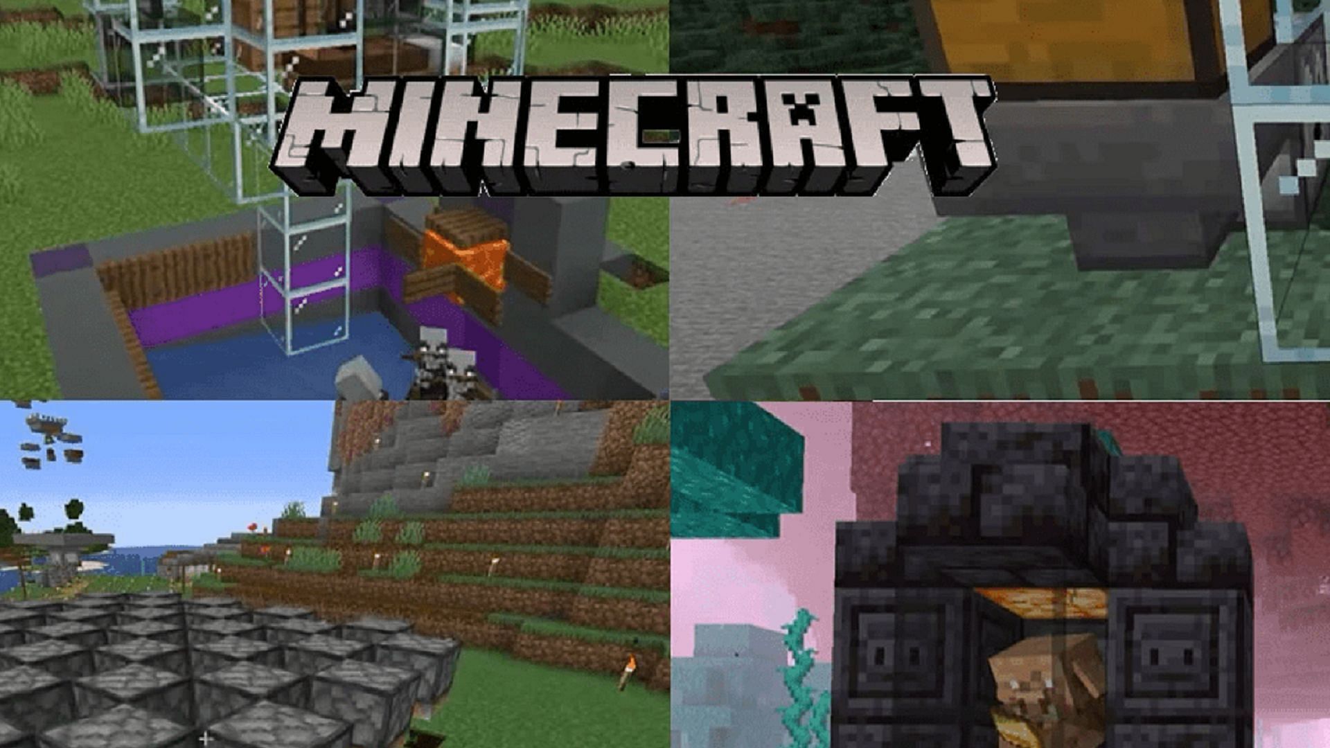 Various XP farms in Minecraft 1.19 (Image via Mojang)