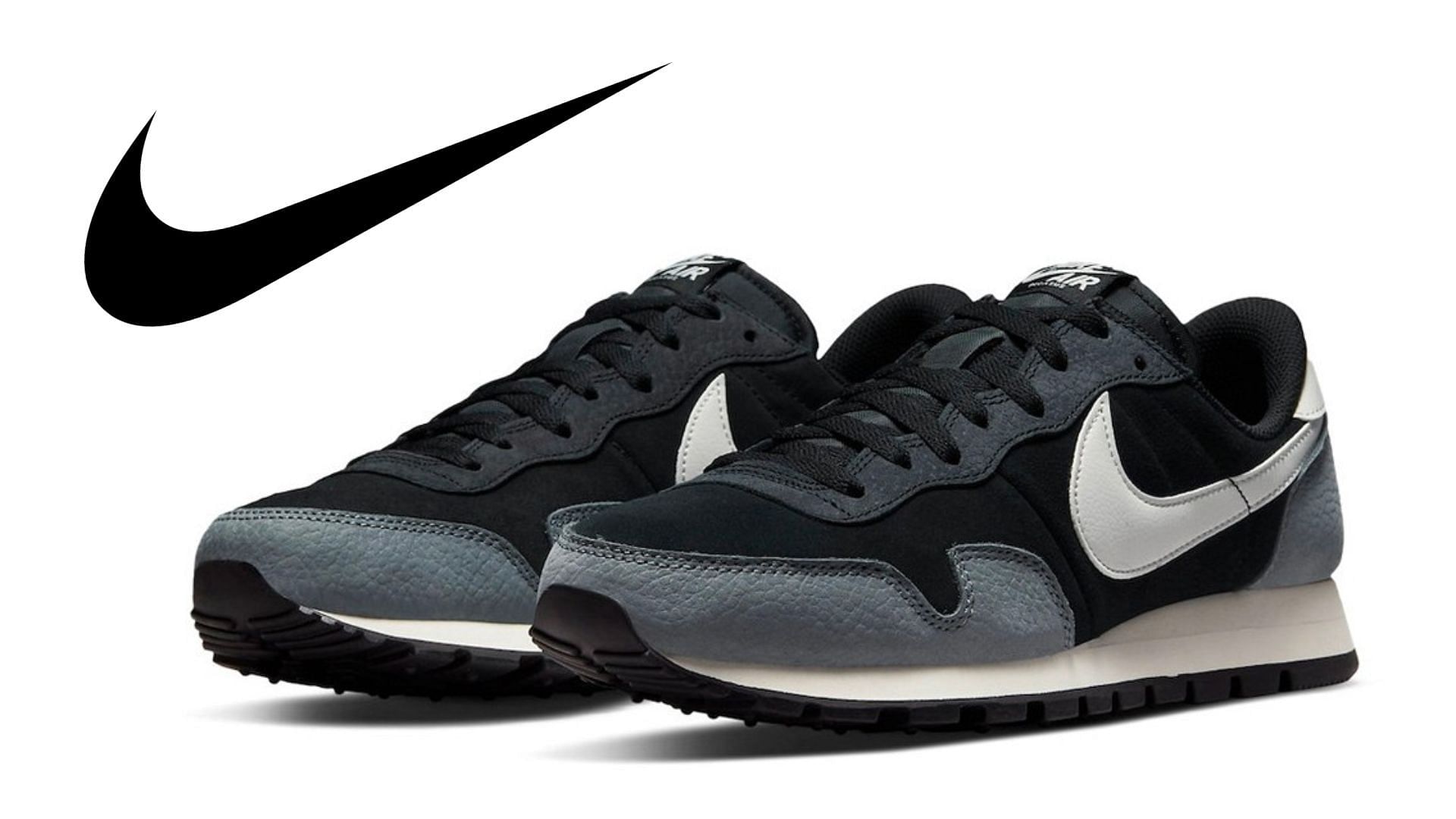 Nike Air Pegasus &#039;83 Black and Cool Grey colorway (Image via Nike)