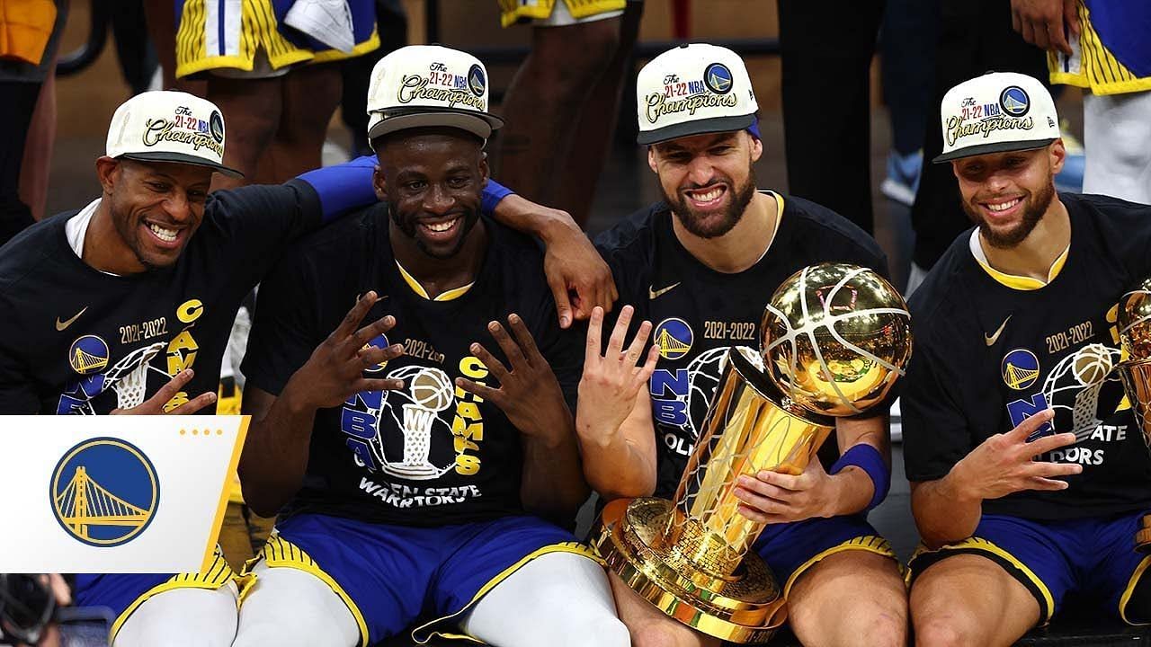Andre Iguodala and the core of Golden State Warriors now have four NBA titles to their resume. [Photo: YouTube]