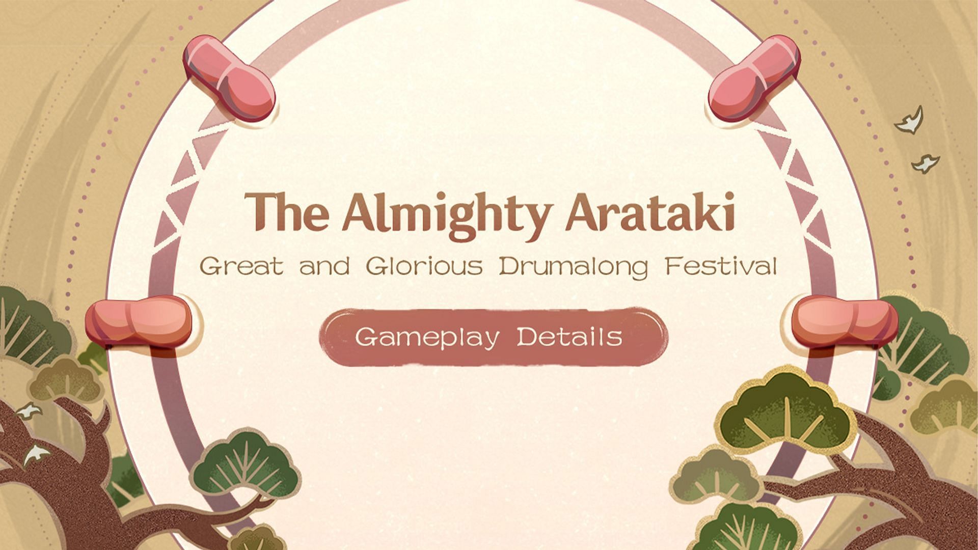 The Almighty Arataki Great and Glorious Drumalong Festival (Image via HoYoverse)