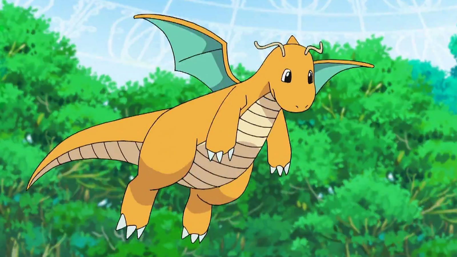 The rare Dragonite commonly available in-game (Image via The Pokemon Company)