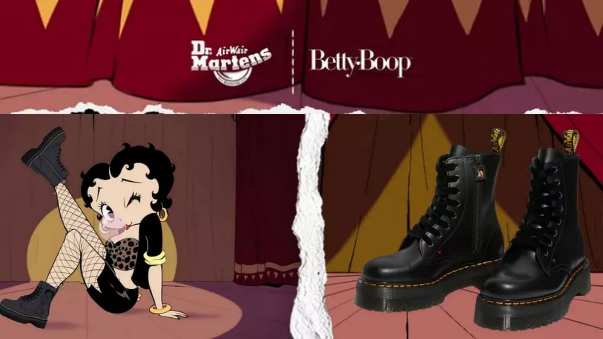 Dr. Martens x Betty Boop collection (Image via Dr. Martens)