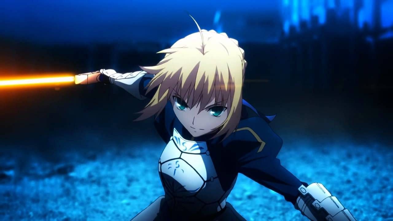 Saber in Fate/Zero (Image via Type-Moon)