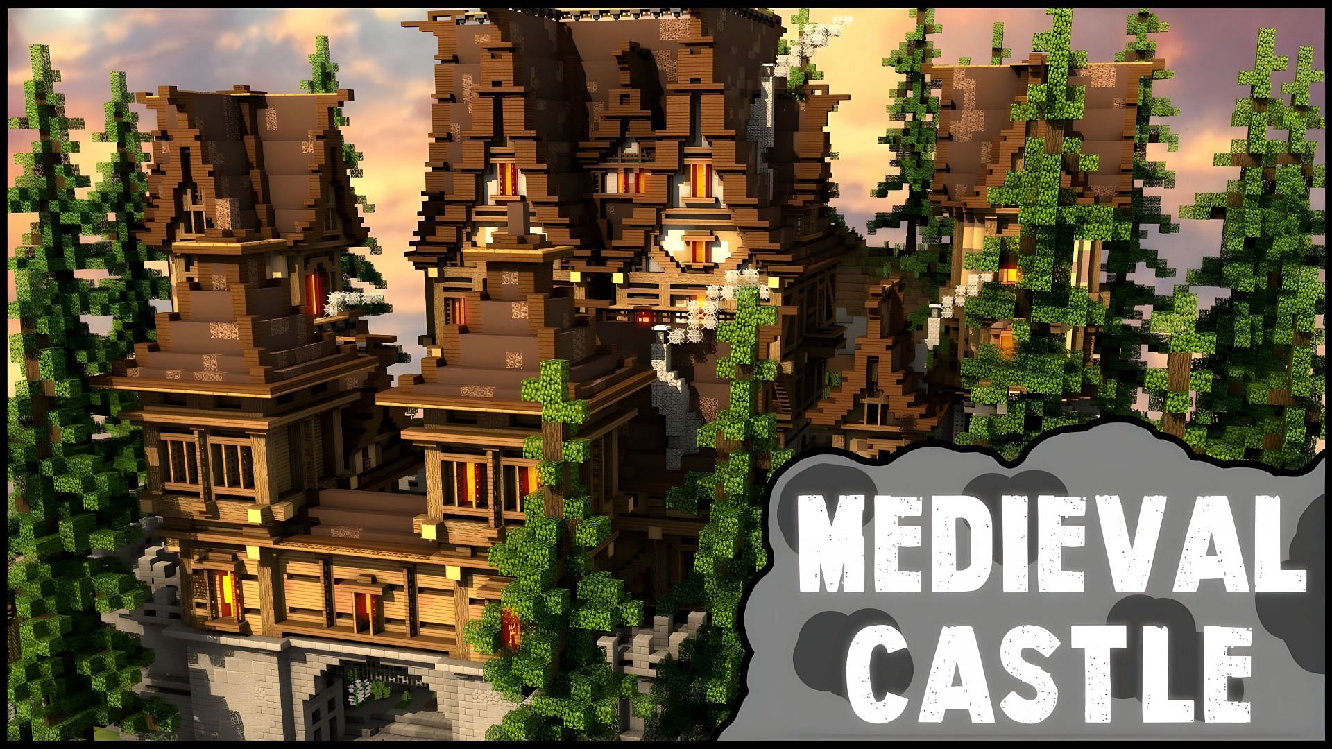 5 best Minecraft Medieval Castle BluePrints