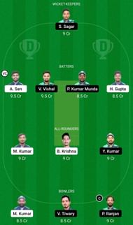 Dream11 Team for Singhbhum Strickers vs Dhanbad Dynamos - Jharkhand T20 Trophy 2022 Match 30.
