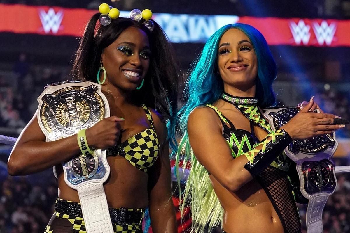 Sasha Banks and Naomi were the Women&#039;s Tag Team Champions