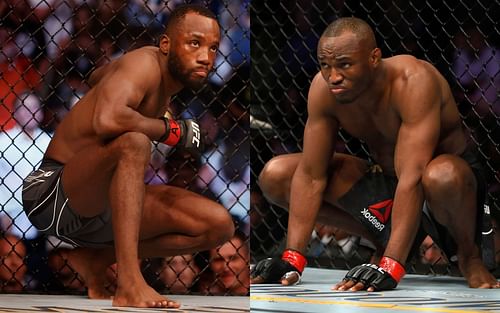 Leon Edwards (left) and Kamaru Usman (right) (Images via Getty)