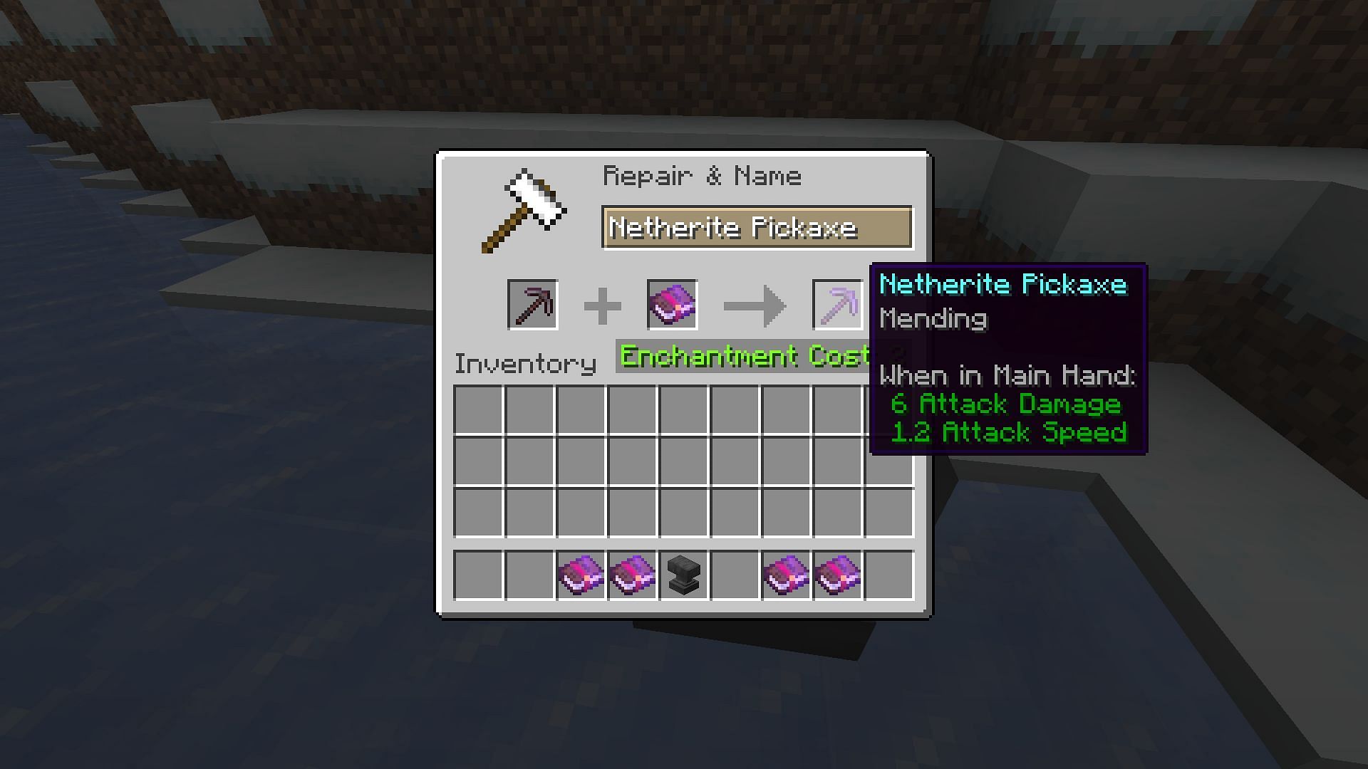 Mending enchanted book (Image via Mojang)