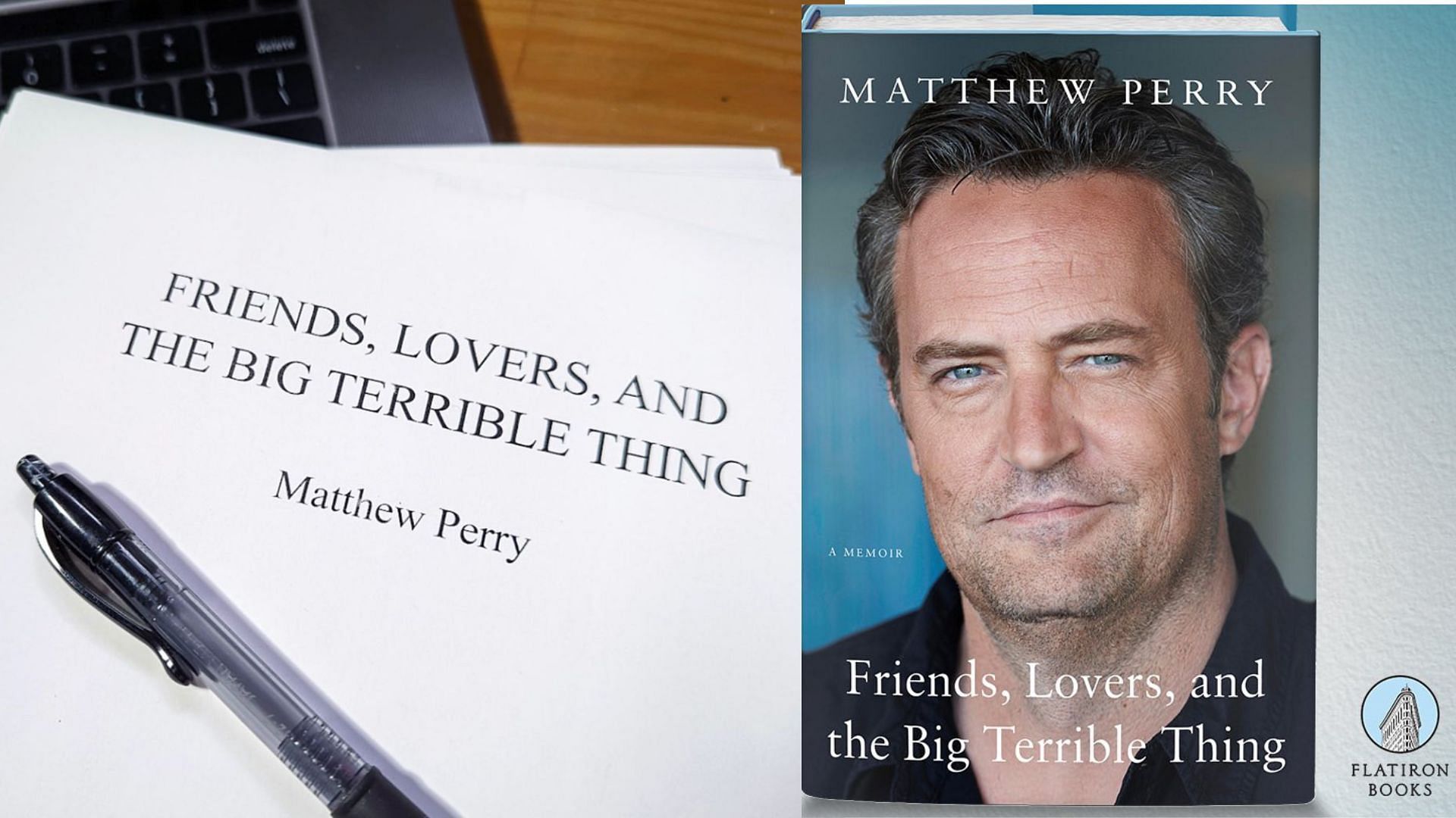 Matthew Perry&#039;s upcoming memoir titled Friends, Lovers, and The Big Terrible Thing is set to launch in November, 2022 (Image via @mattyperry4/Instagram, @MatthewPerry/Twitter)
