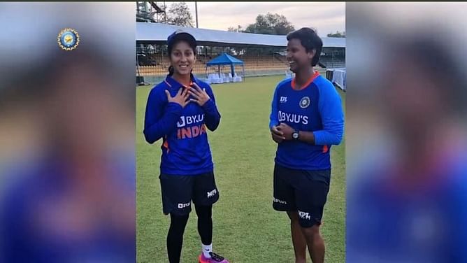 "Feels good to be back, still haven't removed my India jersey" - Jemimah Rodrigues on her comeback against SL-W
