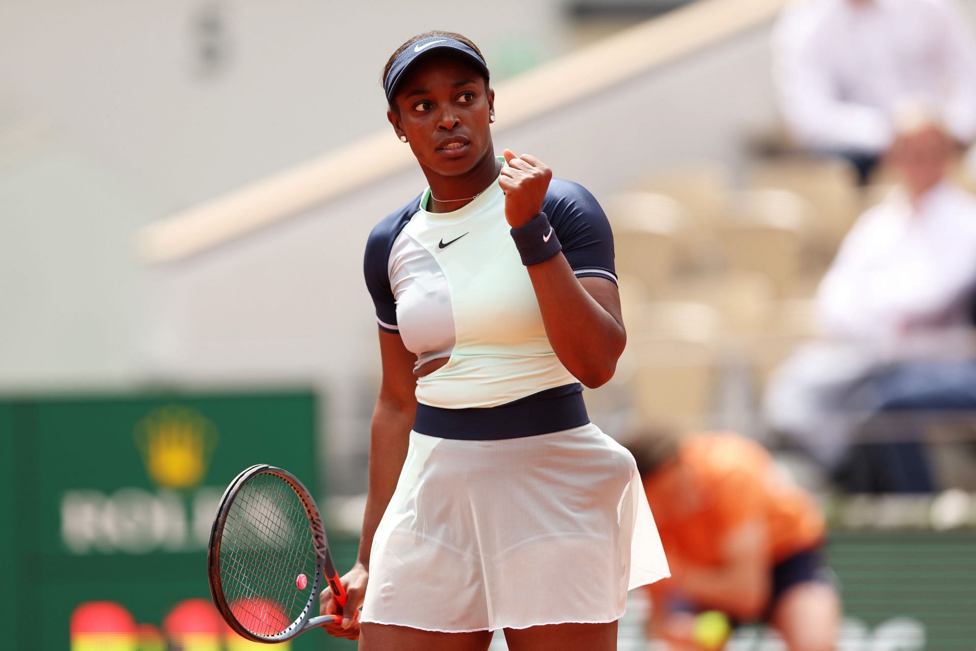 Sloane Stephens at the 2022 French Open