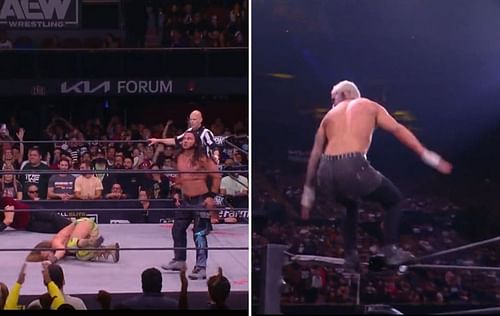 This week's Dynamite featured a massive 10 man tag team match