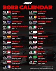 F1 Kalender 2023