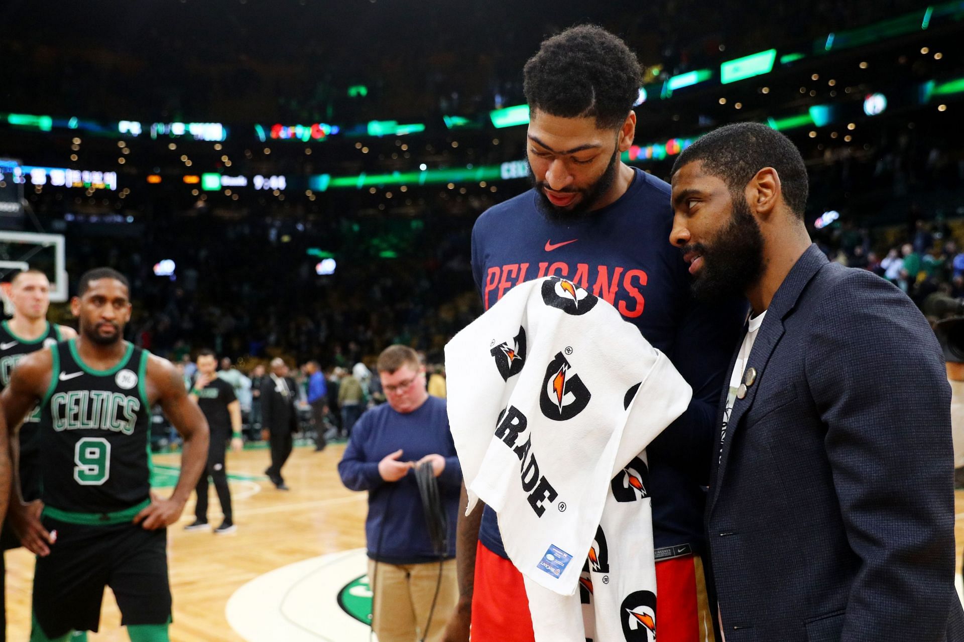 A Kyrie Irving-Anthony Davis swap could happen in the offseason.