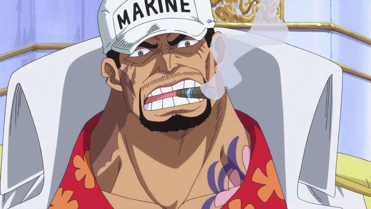 Akainu as seen in the series&#039; anime (Image via Eiichiro Oda/Shueisha/Viz Media/One Piece)