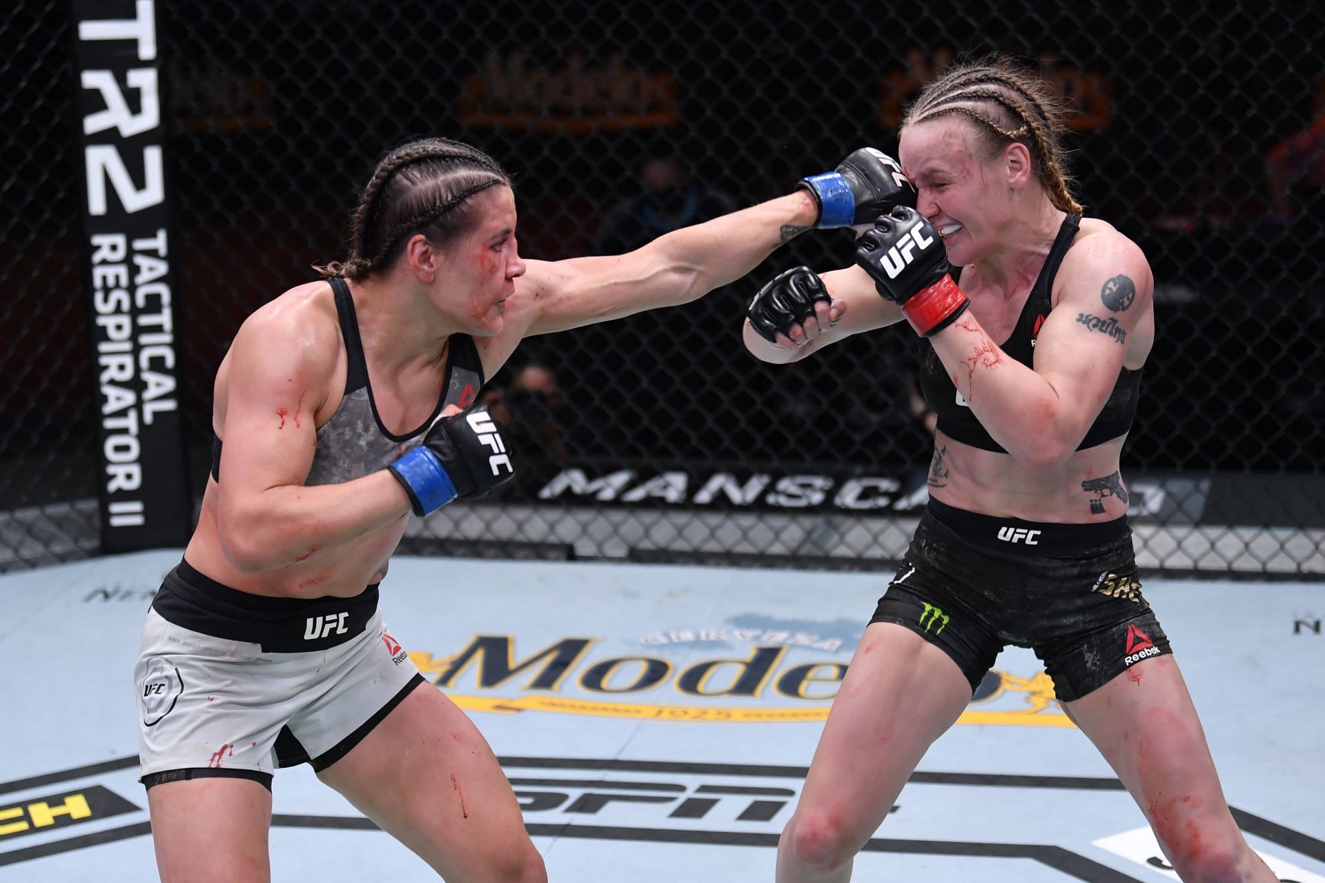 Jennifer Maia provided Valentina Shevchenko with a difficult test in their title bout