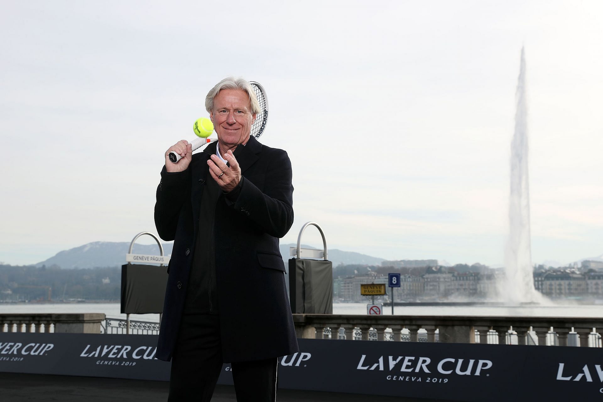 Bjorn Borg at the 2019 Laver Cup.