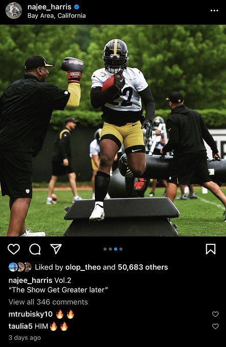 Steelers' Najee Harris on Rumors About Weight Gain: Reporters