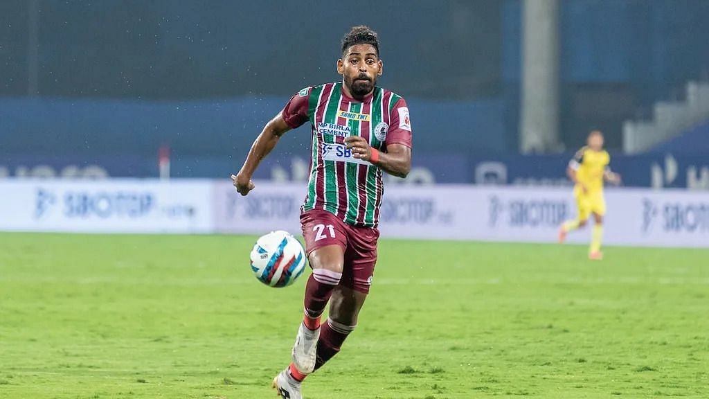 Roy Krishna in action for ATK Mohun Bagan during ISL 2021-22 (Image Courtesy: ISL)