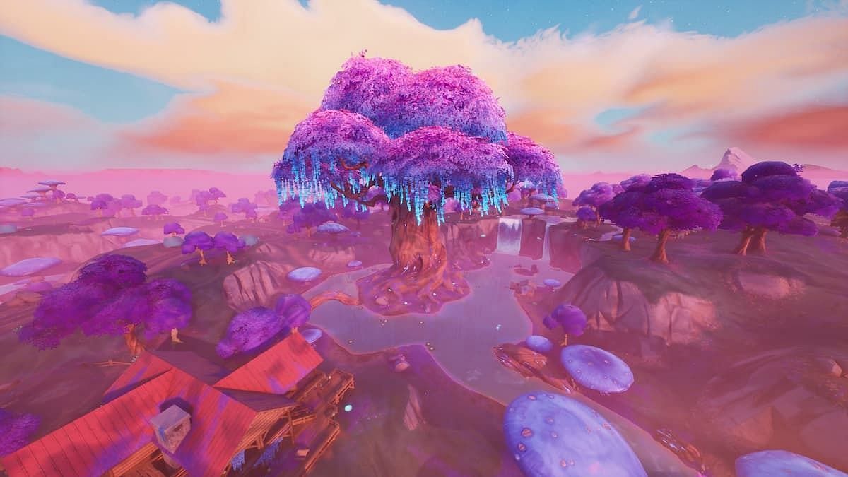 A look at the Reality Falls POI in Fortnite (Image via Epic Games)