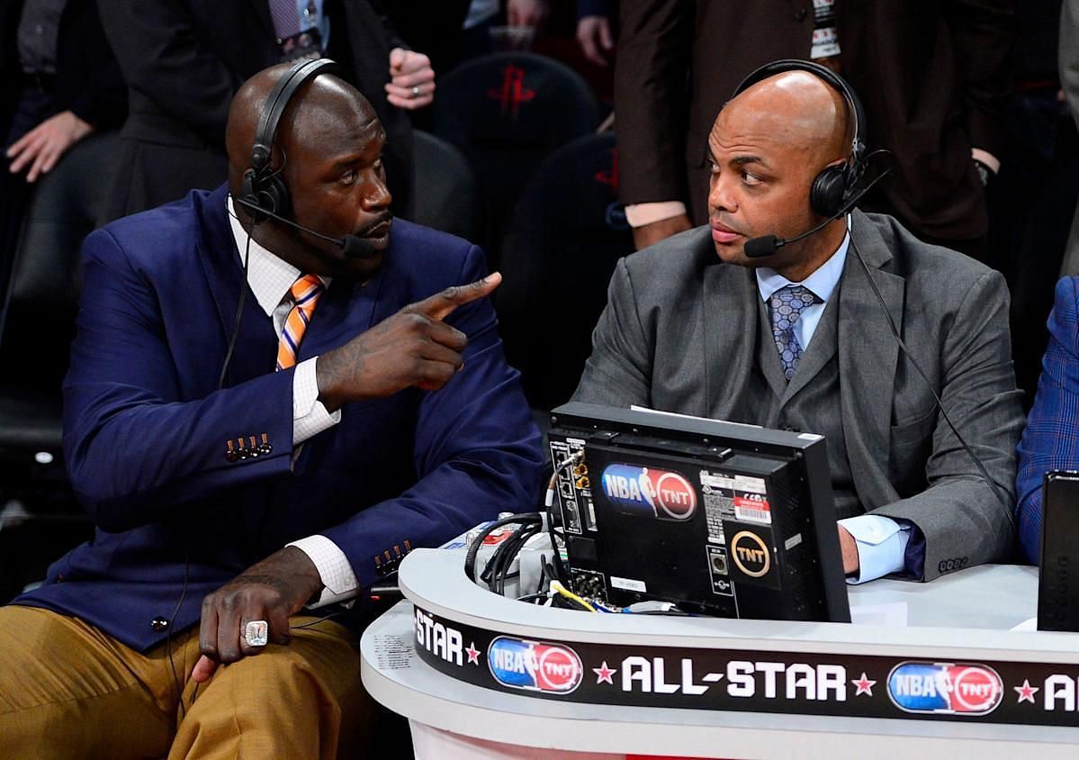 Shaquille O&#039;Neal and Charles Barkley (Photo: Yahoo! Sports)