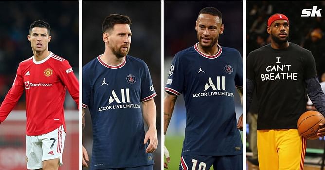 Ronaldo, Messi, Neymar, or LeBron: Who ranks first in the list of the world’s most searched athletes?