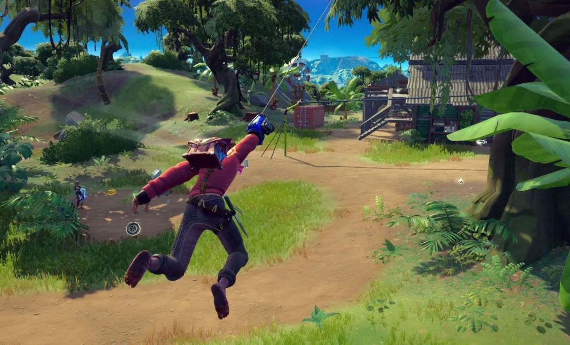 Grapple gloves swing players around (Image via Epic Games)