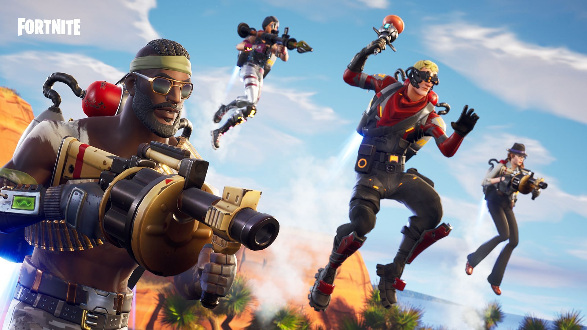 Explosives return to Fortnite challenges with a bang (Image via Epic Games)