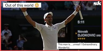 "Two more Wimbledons and he'll be the greatest grasscourter of all time" - Tennis fans react to Novak Djokovic's best shots from Wimbledon 2022