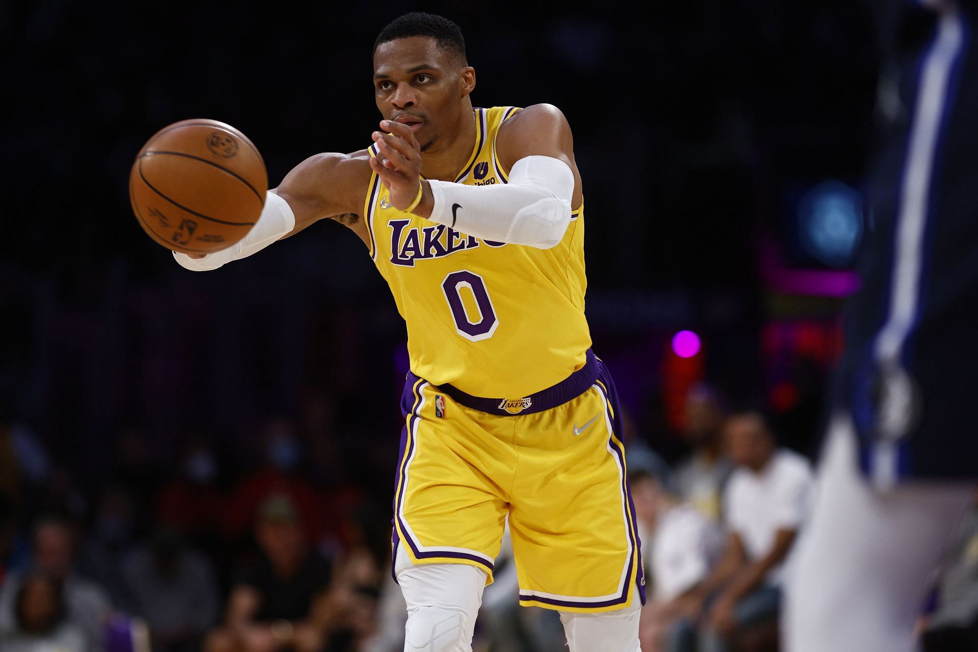 Russell Westbrook in action for the LA Lakers