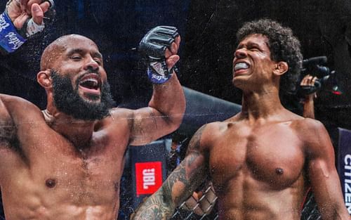 (left) Demetrious 'Mighty Mouse' Johnson and (right) Adriano 'Mikinho' Moraes [Credit: ONE Championship]