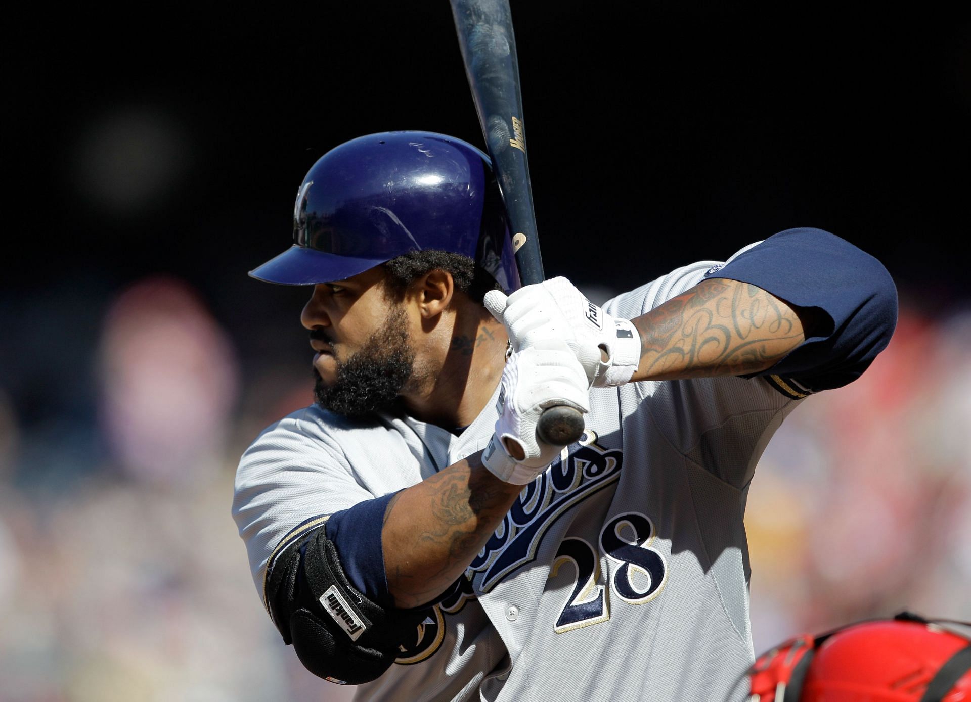 Prince Fielder, Milwaukee Brewers v Washington Nationals