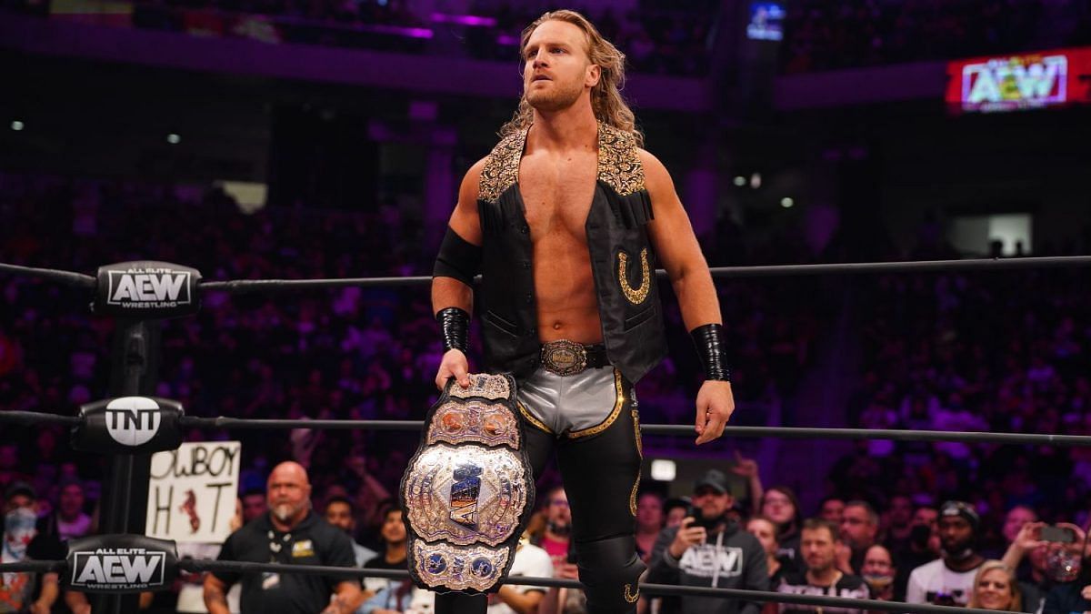 Hangman Adam Page is hoping to get back into the AEW World Championship picture