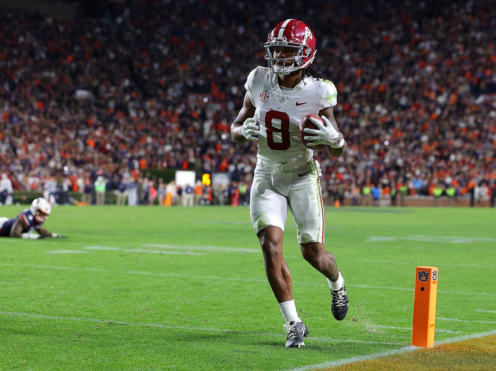 WR John Metchie Alabama v Auburn