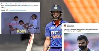"He is roaming on the streets of London" - Twitterati fume as reports suggest Virat Kohli might miss 1st ODI vs ENG