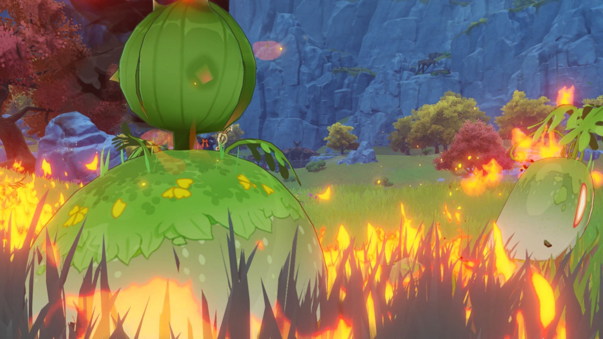 Burning is the only one that players can currently see (Image via HoYoverse)