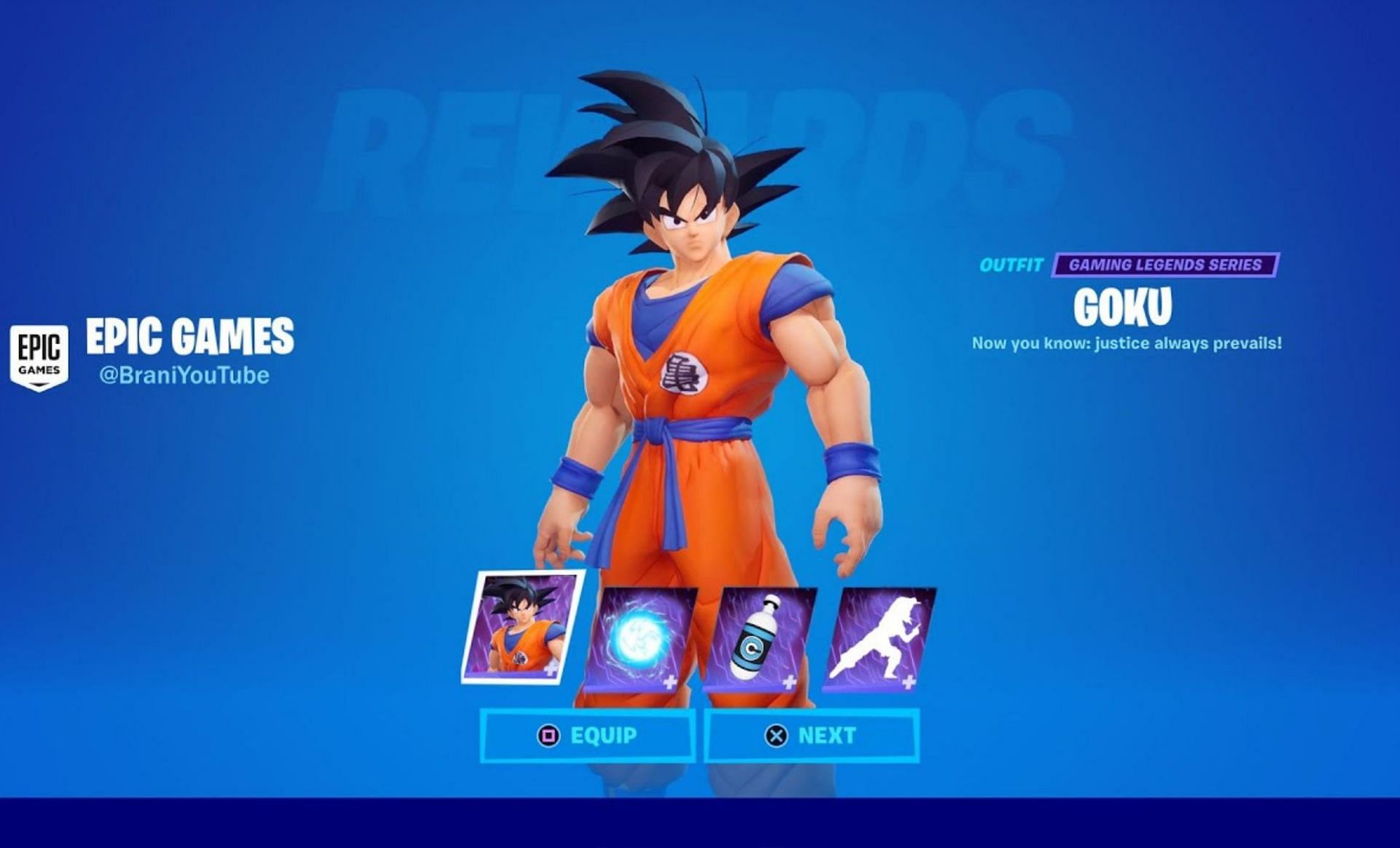 Legend: A Dragon Ball Tale - Goku Minecraft Skin