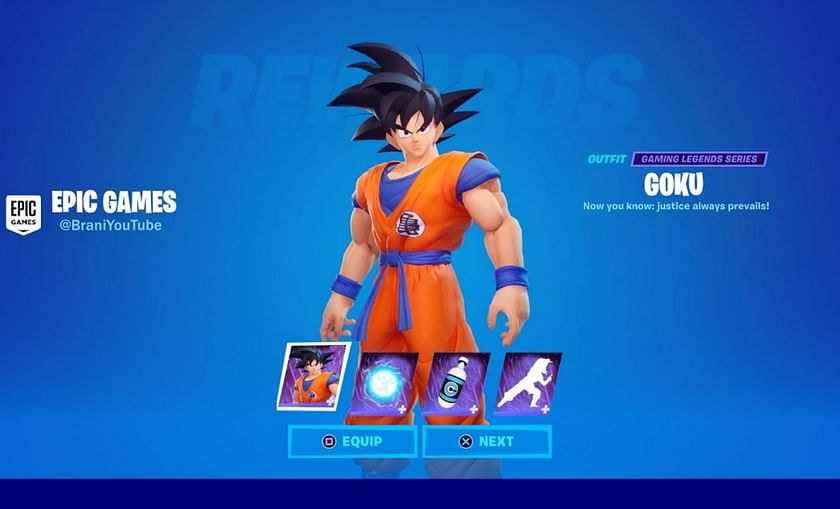 NEW SON GOKU SKIN GAMEPLAY SHOWCASE! (FORTNITE DRAGON BALL Z EVENT)