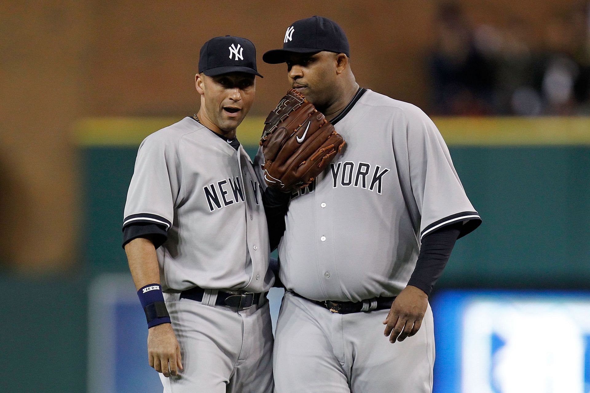 I'm bout to come over there and delete your account - C.C. Sabathia  responds to Derek Jeter teasing him about his age, fans request a comeback  from both Yankees legends